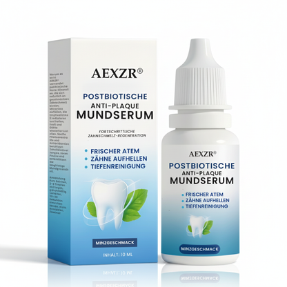 AEXZR® Postbiotisches Anti-Plaque Mundserum✨ Wissenschaft, die Ihrem Lächeln neues Leben einhaucht ✨