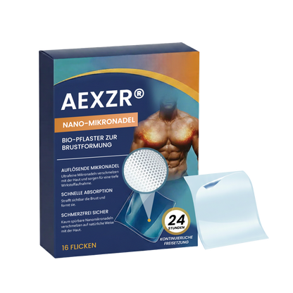 AEXZR® Nano-Mikronadel-Bio-Pflaster zur Brustformung🔥 Deine männliche Kontur – unsichtbar geformt