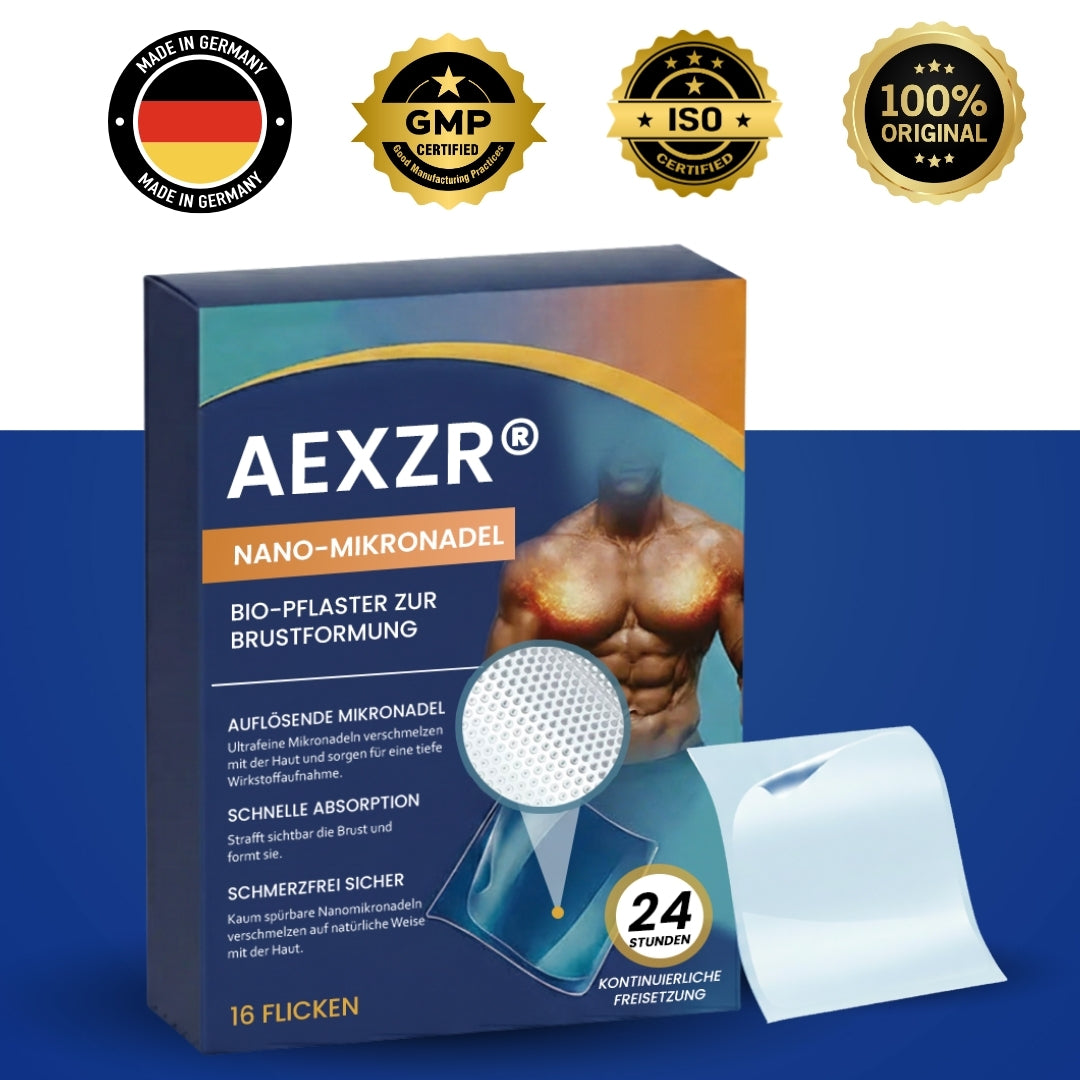 AEXZR® Nano-Mikronadel-Bio-Pflaster zur Brustformung🔥 Deine männliche Kontur – unsichtbar geformt