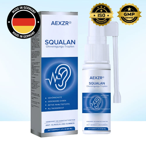 AEXZR® Squalan-Ohrreinigungs-Tropfen🔊 Endlich eine Ohrenpflege, die wirkt — sanft und tief