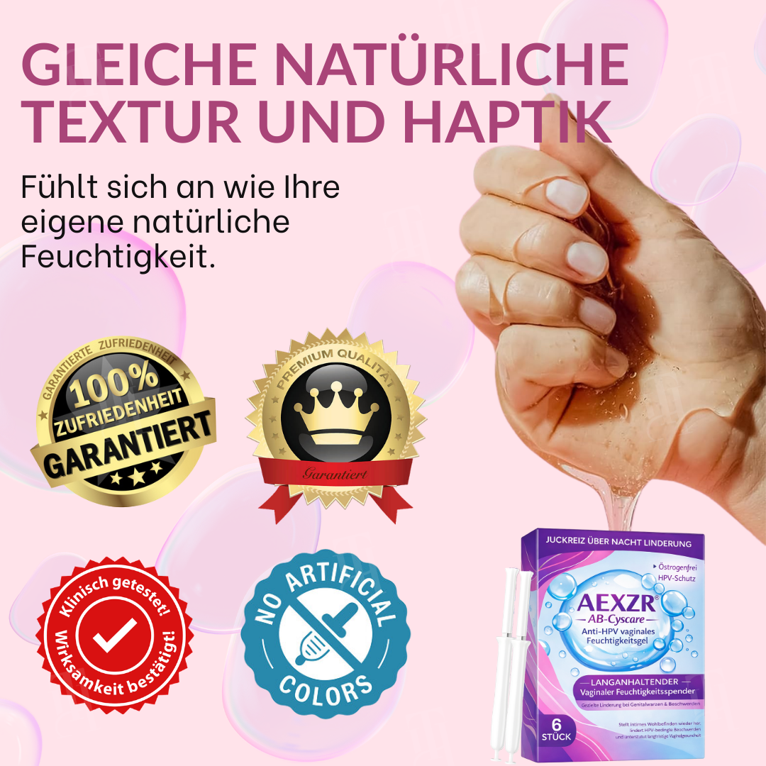 AEXZR® AB-Cyscare Anti-HPV vaginales Feuchtigkeitsgel🌸 Natürliche Intimgesundheit, die du spüren kannst