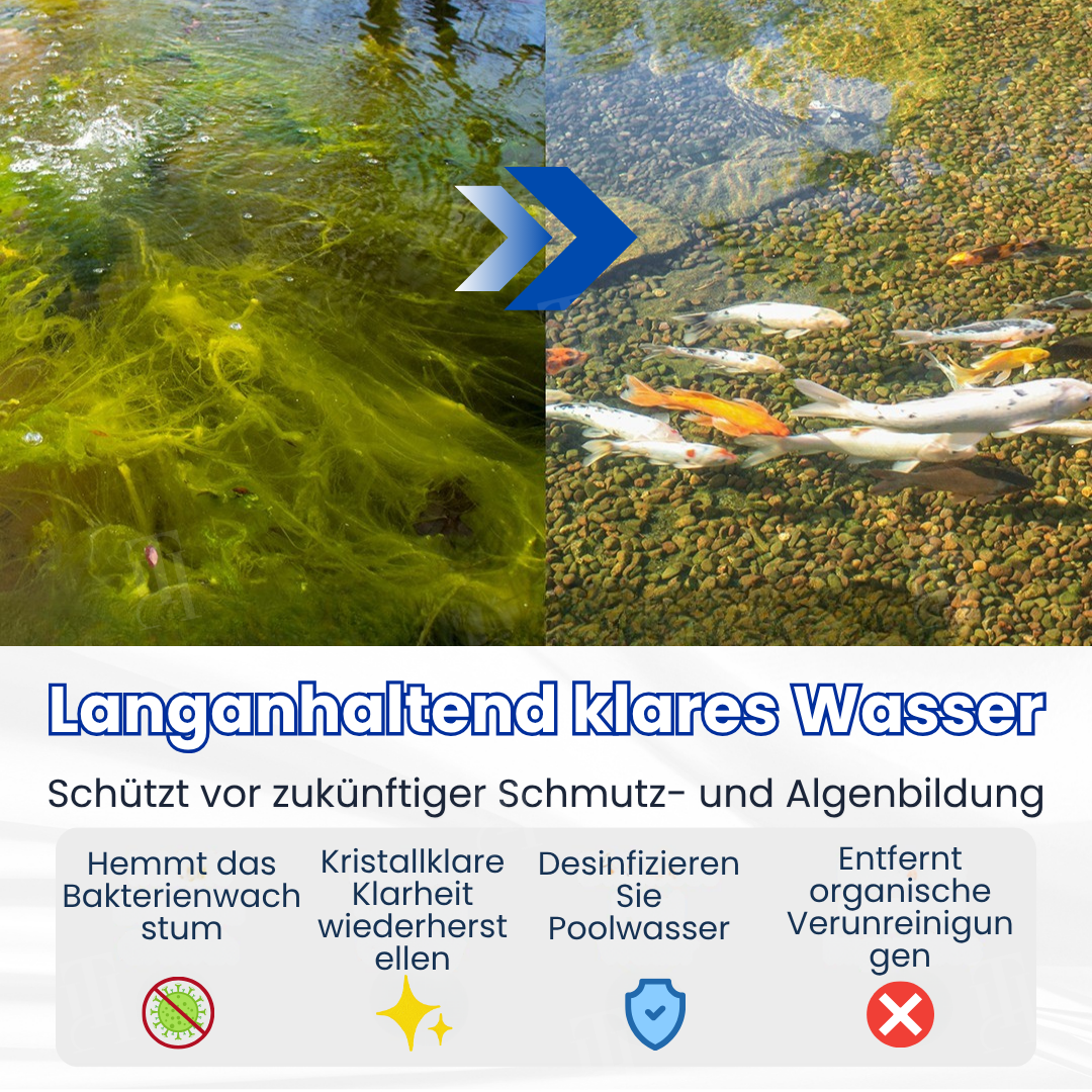 AEXZR® Aqua-Guardian Pro Formel 🐟 ✨Über Nacht von Grün zu Klar!|⏱️Kristallklar in 24 Stunden!
