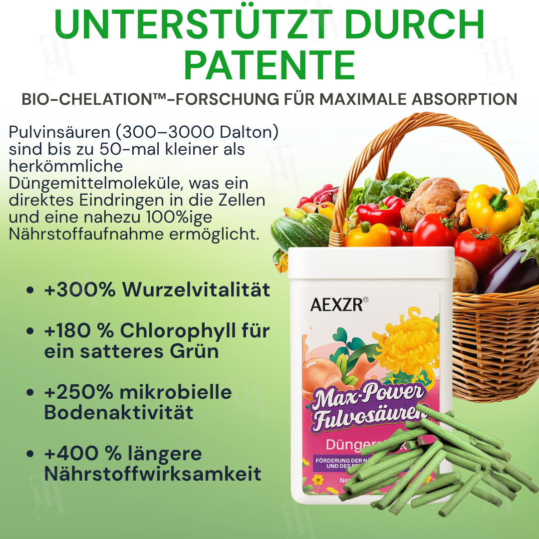 AEXZR® Max-Power Fulvosäuren Düngersticks