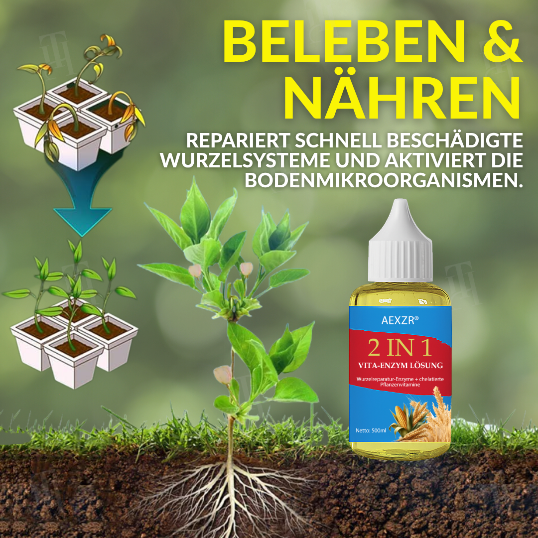 AEXZR® 2 in 1 Vita-Enzym Lösung🌱 The soil revolution you can see in hours.