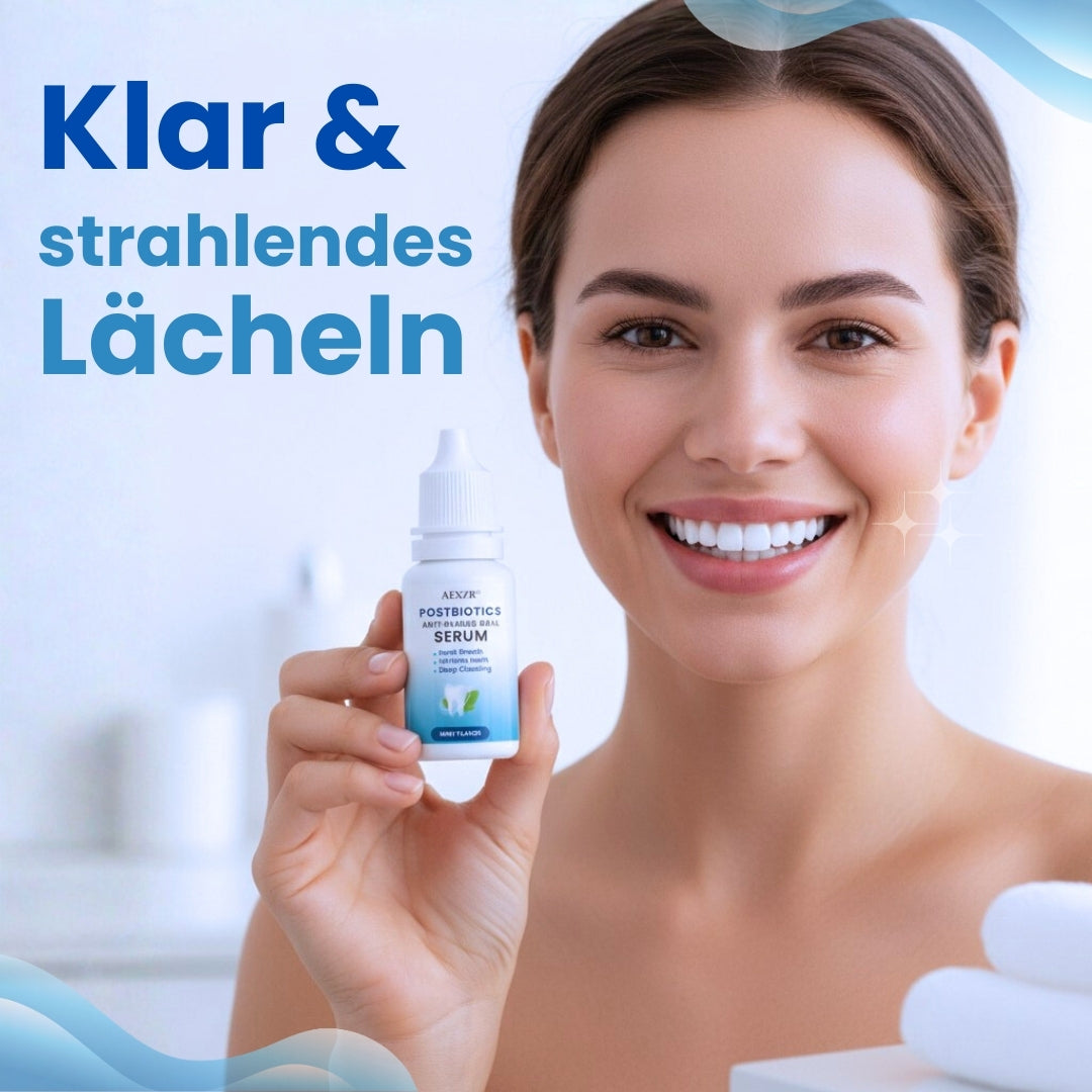 AEXZR® Postbiotisches Anti-Plaque Mundserum✨ Wissenschaft, die Ihrem Lächeln neues Leben einhaucht ✨