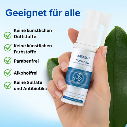 AEXZR® Squalan-Ohrreinigungs-Tropfen🔊 Endlich eine Ohrenpflege, die wirkt — sanft und tief