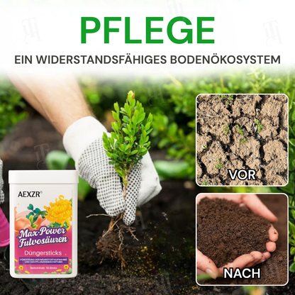 AEXZR® Max-Power Fulvosäuren Düngersticks