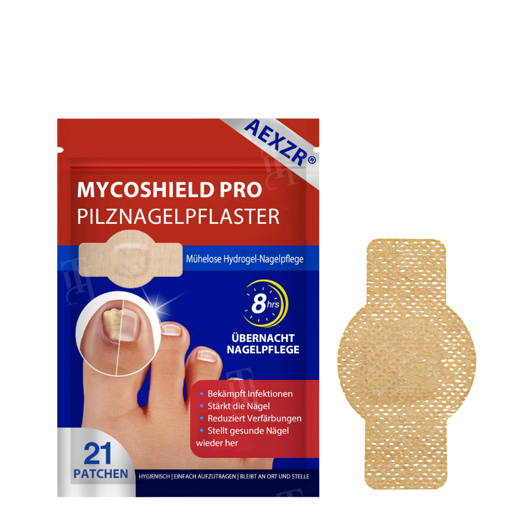 AEXZR® MycoShield Pro Pilznagelpflaster🌟 Durchbruch: Über Nacht zu stärkeren Nägeln