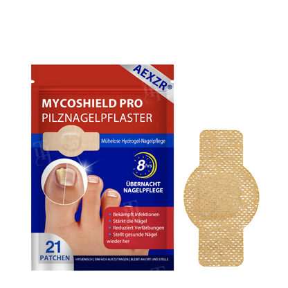 AEXZR® MycoShield Pro Pilznagelpflaster🌟 Durchbruch: Über Nacht zu stärkeren Nägeln