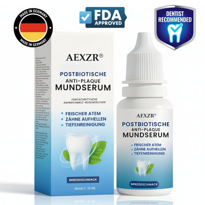 AEXZR® Postbiotisches Anti-Plaque Mundserum✨ Wissenschaft, die Ihrem Lächeln neues Leben einhaucht ✨